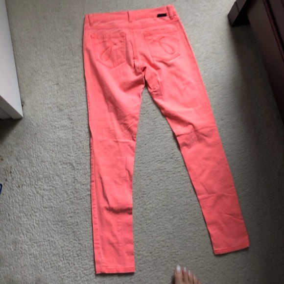 Neon salmon jeans - Picture 7 of 8